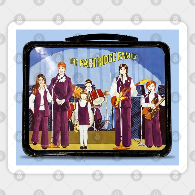 Partridge Family Lunch Box Sticker by offsetvinylfilm